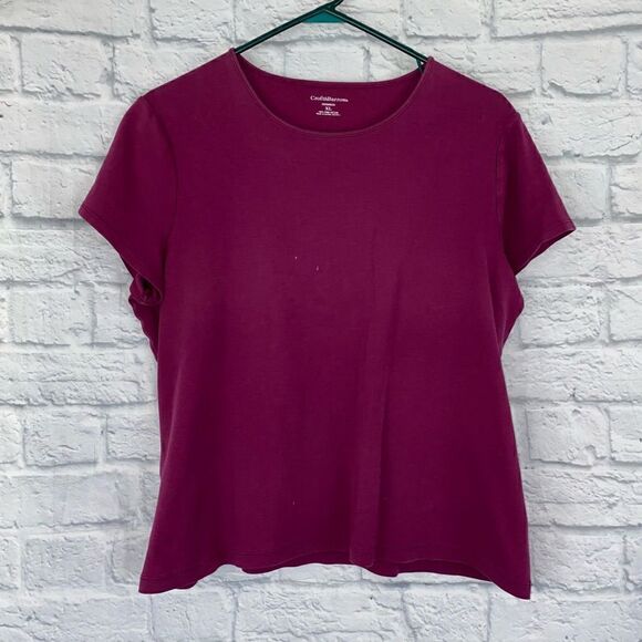 Bundle of short sleeve tops gap Isaac Mizrahi Tek Gear Croft & Barrow sz XL Wome - Picture 13 of 16